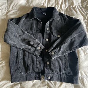 simons dark grey corduroy jacket